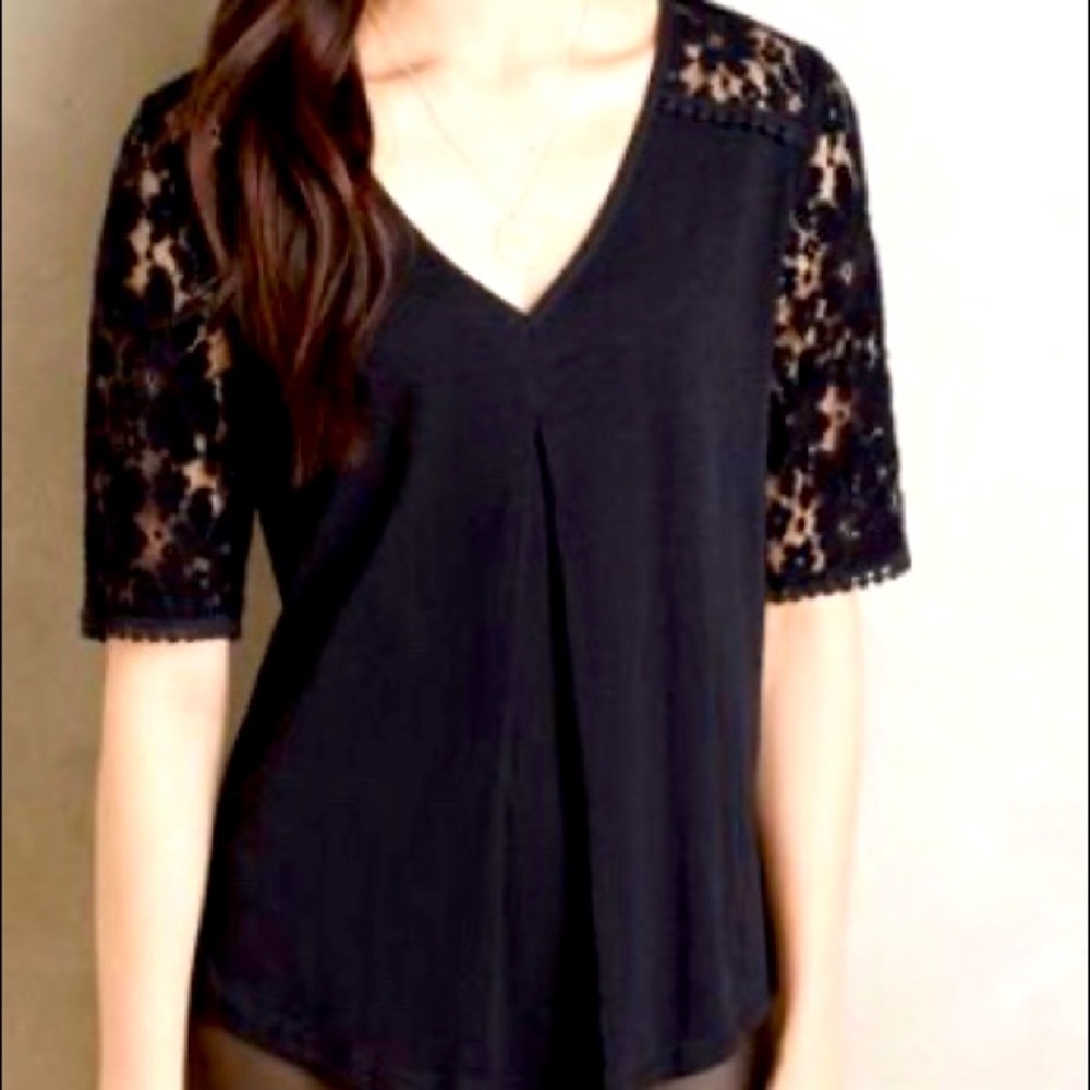 ANTHROPOLOGIE black blouse